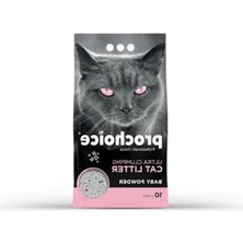 Erdo Ticaret 10 Lt Bebek Pudrası Parfümlü Bentonit Kedi Kumu