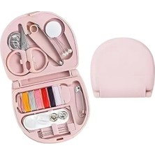 Erdo Ticaret Taşınabilir Dikiş Seti, Pembe Iğne ve Iplik, Evde Kullanım Için Rahat