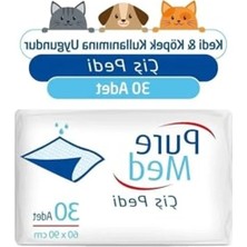 Erdo Ticaret Kedi ve Köpek Çiş Pedi 60X90 Cm, 30 Adet Set