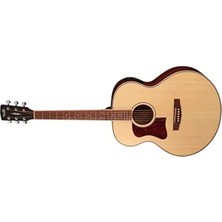 Erdo Ticaret Cort Cj-Medx - Çantalı Natural Glossy Elektro Akustik Gitar