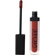 Erdo Ticaret Note Cosmetics Mattemoist Lipgloss 408 Femme Fatale Yarı Mat Saten Bitişli Likit Ruj, Bordo