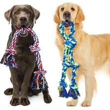 Erdo Ticaret Büyük Boy Köpek Halat Oyuncağı Seti, 2’li, Diş Kaşıma Eğitimi Için