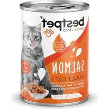 Erdo Ticaret 400 G Taze Somon Parçalı Yaş Mama, Kısırlaştırılmış Kediler Için
