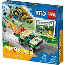 Erdo Ticaret Lego® City Vahşi Hayvan Kurtarma Görevleri 60353-6 Yaş ve Üzeri Çocuklar Için Interaktif, Dijital Maceralı Oyuncak Yapım Seti (246 Parça)