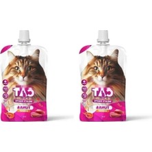 Erdo Ticaret Ton Balığı ve Karides Içeren Kediler Için Et Ezmesi 100 gr 2li Paket