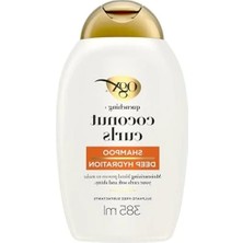 Erdo Ticaret Bukleli Saçlar Için Nemlendirici Şampuan 385 ml Hindistancevizi