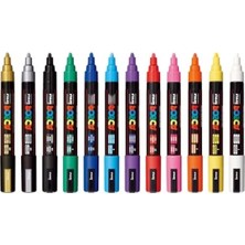 Erdo Ticaret Keçe Uçlu Markör Kalem Seti, 12'li (1.8-2.5 Mm)