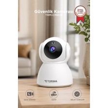 Torima Güvenlik Kamerası 360 Derece Dönebilen Full Hd Smart Ip Kamera CMR8 Beyaz