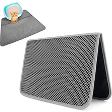 Erdo Ticaret Büyük Boy Elekli Kedi Kumu Paspası, 80 x 60 cm