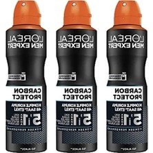 Erdo Ticaret 3'lü Deodorant Seti - Men Expert Karbon Koruma