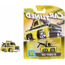 Erdo Ticaret Sarı Çekici Araba, 1987 Chevy C10 Diecast, Metal Gövde, Çok Renkli Koleksiyon Parçası