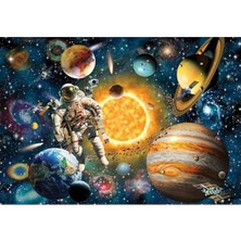 Erdo Ticaret Astronot Temalı 260 Parça Puzzle, Eğlenceli Zeka Oyunu