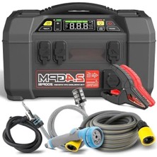 Erdo Ticaret 12V 2500AMP Akü Takviye Seti - Li-Polimer, Pompa, Powerbank