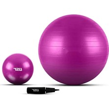Erdo Ticaret Pilates Topu 20+55 cm + Pompa - Anti-Burst Yapı