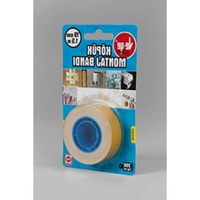 Erdo Ticaret Yüksek Yapışma Gücüne Sahip 19 mm x 1.5 M Köpük Montaj Bandı