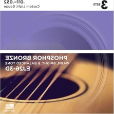 Erdo Ticaret Fosfor-Bronz Akustik Gitar Tel Seti, 3'lü Paket