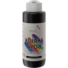 Erdo Ticaret Siyah Akrilik Boya 120 ml