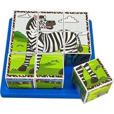 Erdo Ticaret Eğitici Safari Hayvanları 3D Puzzle Seti