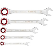 Erdo Ticaret Cırcırlı Anahtar Takımı, 5 Parça Set ile 8-19MM Arasında Farklı Boyut Seçenekleri