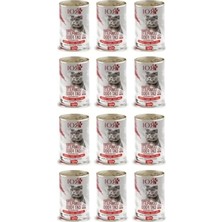 Erdo Ticaret Yüksek Proteinli Kuzu Etli Yetişkin Kedi Konservesi 415 Gr, 12 Adet