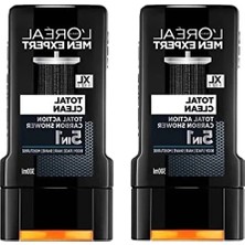 Erdo Ticaret Men Expert 5'i 1 Arada Duş Jeli 2 x 300 ml Kömürlü