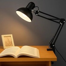 Erdo Ticaret 3 Eklemli Ayarlanabilir Masa Lambası, Sıkıştırma Yöntemi ile Kullanım