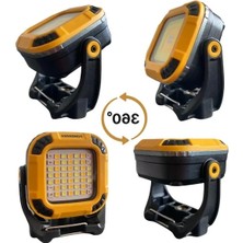 Erdo Ticaret Mini Taşınabilir Cob LED Lamba, Şarjlı ve Çok Amaçlı