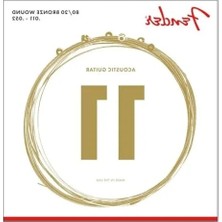 Erdo Ticaret 80/20 Bronze Custom Light Akustik Gitar Teli Seti