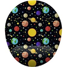 Erdo Ticaret Güneş Sistemi Temalı Bilek Destekli Mouse Pad