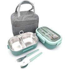 Erdo Ticaret Sızdırmaz ve Bpa'sız Çok Bölmeli Termal Çelik Lunch Box, Isı Yalıtımlı