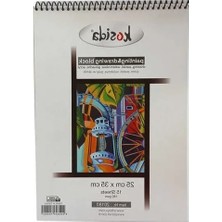 Erdo Ticaret Dokulu 25X35 cm 15 Yaprak Resim Defteri