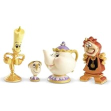 Erdo Ticaret Zarif Işlenmiş "güzel ve Çirkin" Disney Figür Seti