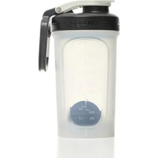 Erdo Ticaret Sızdırmaz Tasarımlı 590 ml Kapasiteli Spor Shaker, Siyah