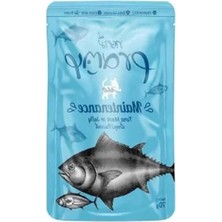 Erdo Ticaret Yağsız Ton Balıklı Yetişkin Kedi Maması, 70 gr