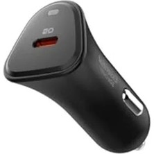 Erdo Ticaret 30W Usb-C Hızlı Şarj Aleti, Araç Içi Güç Adaptörü, Akım Korumalı