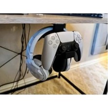Erdo Ticaret Masaya Monte Playstation 5 ile Uyumlu 5 Kol Standı, Ps5 Için Kol ve Kulaklık Standı, Aksesuar Set, WQ3VWQEVWQE