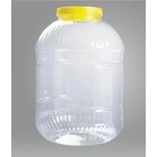 Erdo Ticaret Kapaklı Şeffaf Gövde Turşu Bidonu - 10 Litre Kapasite