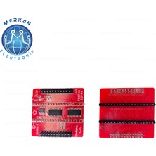TSOP48 SOP44 SOP56 V3 Anakart Chip Adaptörlerü Kırmızı (1 Adet) Orijinal Oto Beyin Tamir Entegreleri Merkan Elektronik