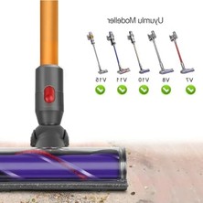 Erdo Ticaret Dyson Süpürge Uyumlu Aksesuar Seti, Turbo Başlık ile Derin Temizlik