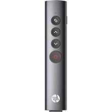 Erdo Ticaret Hp SS10PRO Kablosuz Sunum Kumandası 2.4g Wireless USB Type-C Alıcı Laser Pointer Şarjlı Batarya Slayt Kontrol Presentation Clicker | SS10PRO