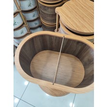 Bölmeli Patates Soğanlık Oval Kemençe