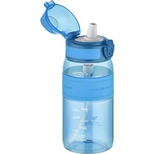 Erdo Ticaret 440 ml Kapasiteli Isırılamaz Pipetli Silikon Su Matarası