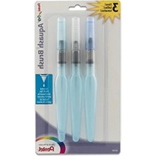 Erdo Ticaret Ince Uçlu Aquash Sulu Boya Fırçası, 3 Adet Set Halinde