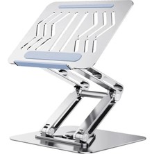 Erdo Ticaret Ayarlanabilir Yükseklik ve Açılı Alüminyum Laptop Standı