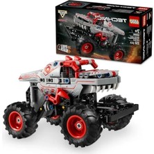 Erdo Ticaret LEGO Technic Monster Jam Thunderroaru Çek-Bırak Oyuncak Kamyon – Yaratıcı Oyunları Seven 7 Yaş ve Üzeri Erkek ve Kız Çocukları Için Araç Yapım Seti, Hediye Fikri 42200 (232 Parça)