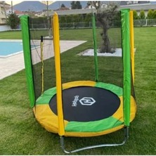 Erdo Ticaret Katlanabilir Fileli Trambolin, 140 Cm, Türkiye'de Tek
