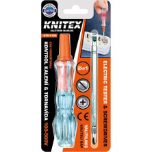 Teknoparkx 2in1 Düz - Yıldız   Çıkar Tak  Kontrol Kalemi - Tornavida  100-500V (4887)