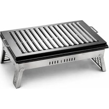 Erdo Ticaret Paslanmaz Çelik Taşınabilir Barbekü Izgara, Dayanıklı Yapı