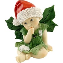 Erdo Ticaret Minyatür Bahçe Için Noel Peri Bebek Heykelciği