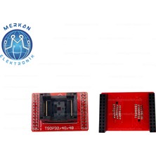 TL866A TL866CS TSOP48/40/32 Kırmızı (1 Adet) Orijinal Oto Beyin Tamir Entegreleri Merkan Elektronik